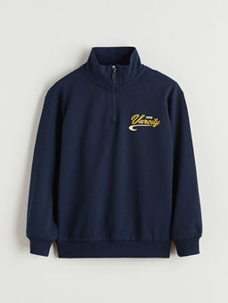 Dik Yaka Erkek ?ocuk Sweatshirt