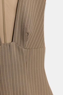 STRIPED SHORT DRESS - Zara фото 9