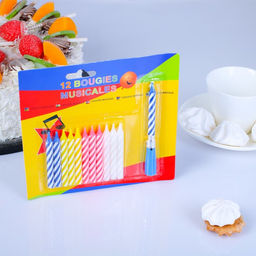 Свеча для торта (набор 12 свечей +1 музыкальная) - Simaland фото 3