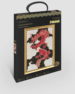 Набор для вышивания PANNA Золотая серия F-7420 Китайский дракон 28 х 41.5 см