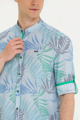 U. S. Polo Assn Мужская зеленая рубашка с длинным рукавом - U.s. polo assn фото 14