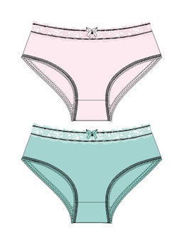 PlayToday / Трусы для девочки, 2 шт в комплекте