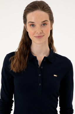 Kad_n Lacivert Basic Sweatshirt Sepette S_rpriz _ndirim - U.s. polo assn фото 2