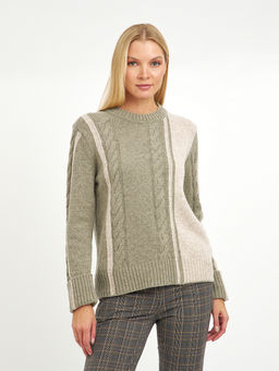 джемпер женский с косами - Glenfield фото 3