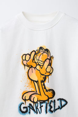 CAMISETA GRAFFITI GARFIELD  PAWS INC / Blanco - Zara фото 3