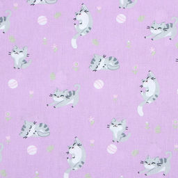 Постельное бельё Этель 1,5 сп Funny cat, 143х215 см, 150х214 см, 50х70 см -1 шт, 100% хл, бязь  фото 3