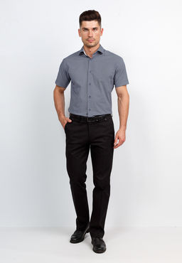 Сорочка мужская короткий рукав GREG 223/107/06/Z/1 STRETCH  фото 4