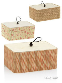 Шкатулка декоративная 13,5х11х6 бамбук / BBD39 /уп 4/72/ - Галеонтрейд фото 14