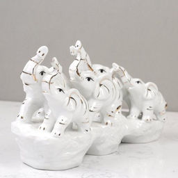 Статуэтка Слоны семья / W124-1W /уп 24/ - ГалеонТрейд фото 6