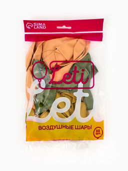 Воздушные шары латексные 12" "Оливковый микс" набор 25 штук