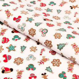 Цена за 10 шт. Упаковочная бумага «Печенье», 50×70 см