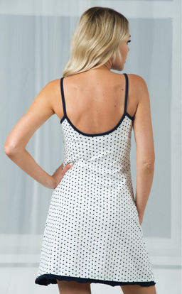 Ночная сорочка Цветы голубые на кофейном - Нежка фото 119