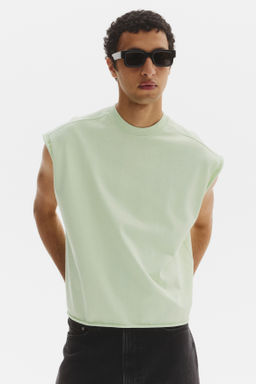 Camiseta sin mangas boxy Oversized Fit - H&m фото 5
