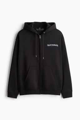 Chaqueta sudadera con capucha y motivo Loose Fit - H&m фото 3