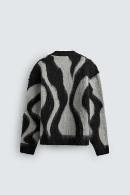 BRUSHED JACQUARD CARDIGAN - Zara фото 8
