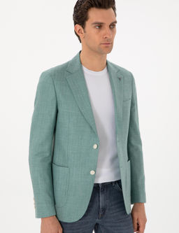 Mint Slim Fit Ceket - Cacharel фото 3