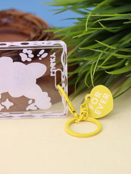Футляр для карт с брелком "Enjoy the moment", yellow