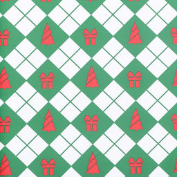 Пленка для цветов, Новогодний калейдоскоп, зелёная 56см*10м - Simaland фото 7