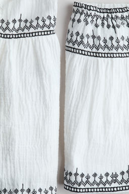 Conjunto de 2 piezas en muselina con bordados - H&m фото 4