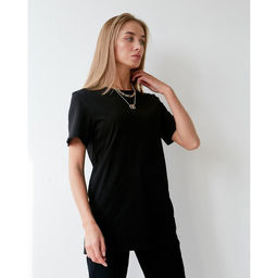 Футболка женская MIST basic, размер 40-42, чёрная