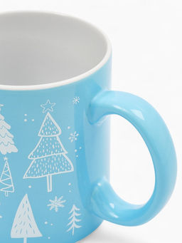 Кружка чайная новогодняя «Новогодний лес», 530 мл
