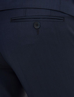 Темно-синий Ex. Slim Fit Жилет Смокинг Костюм Жениха - Cacharel фото 5