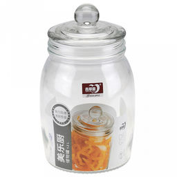 Банка стеклянная прижимная крышка Бочонок 1,2л, д11,3см, h15,8см, д/горла-8,3см, д/основания-10,2см (Китай) - Домашняя мода фото 3