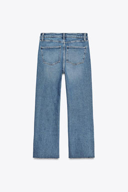 TRF CROPPED FLARE HIGH-WAIST JEANS - Zara фото 41