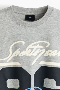 Camiseta estampada Relaxed Fit - H&m фото 5
