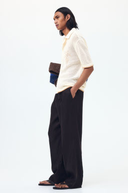 Camisa resort en punto calado Relaxed Fit - H&m фото 6