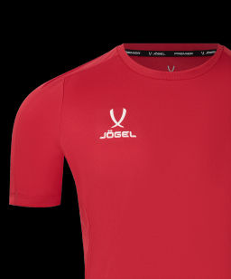 Футболка тренировочная JOGEL PREMIER PerFormDRY Training Poly Tee, красный  фото 4