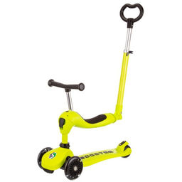 Самокат трансформер трехколесный с ручкой управления