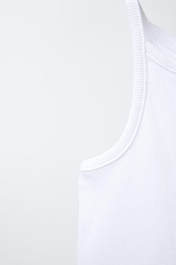 RIB TEXT TOP - Zara фото 4