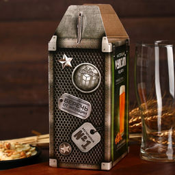 Подарочный набор Мужской запас: пивной стакан 570 мл., солёный арахис 100 г (18+) - Фабрика счастья фото 6