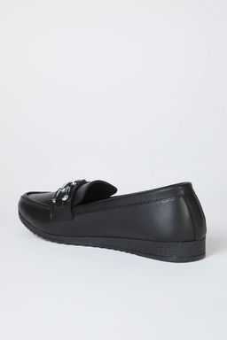 Trendyol Shoes Siyah Aksesuar Detayl? Ekstra Rahat Kad?n Loafer Ayakkab? TAKSS25LA00005 - Trendyolmilla фото 5