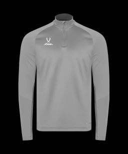 Джемпер тренировочный JOGEL PREMIER PerFormDRY Training 1/4 Zip Fleece Top, серый  фото 2