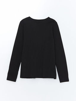 Bisiklet Yaka K?z ?ocuk Ti??rt - Waikiki фото 2