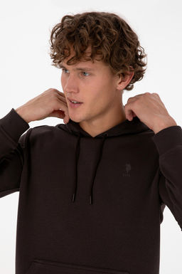 Erkek Koyu Kahverengi Basic Sweatshirt - U.s. polo assn фото 2