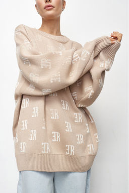 Джемпер Cotton Jacquard Beige