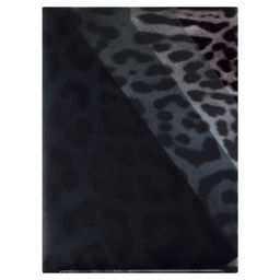 Папка-уголок для документов пластиковая Феникс+, арт. 72240/ 12 ЛЕОПАРД СЕРЫЙ (полипропилен, формат