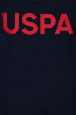 U. S. Polo Assn / Детский темно-синий базовый свитшот с круглым вырезом - U.s. polo assn фото 4