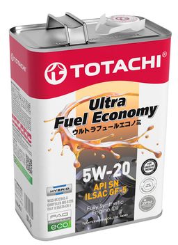 Масло моторное TOTACHI Ultra Fuel Fully Synthetic SN 5W-20 4л