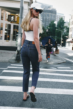 JEANS Z1975 MOM FIT TIRO ALTO / Azul - Zara фото 5