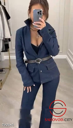 Стильный осенний костюм двойка