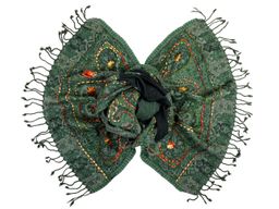 Палантин с вышивкой (шерсть 100%) № Тк903/83