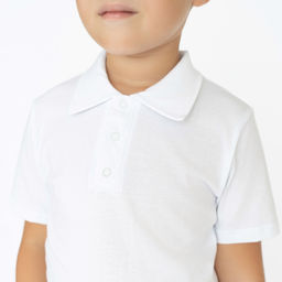 Футболка поло для мальчика белая 659 (104, 56)