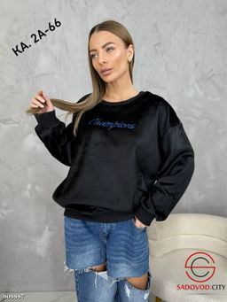 Кофта из велюра женская - Bruno фото 3