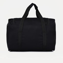 Сумка дорожная на молнии, наружный карман, длинный ремень, цвет чёрный - Simaland фото 3