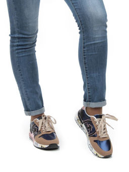 05-6026-61 BROWN Кроссовки женские (искусственные материалы) - No name фото 3