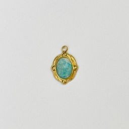 Подвеска с камнем Амазонит (1 шт)